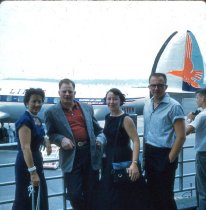 Ashbys arrived from Japan, 1956